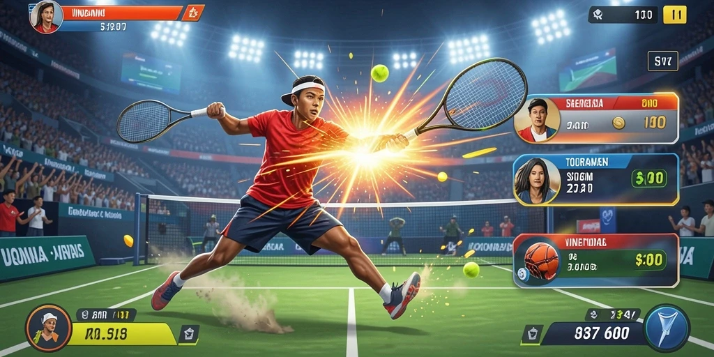 Grafik menakjubkan dari lingkungan game.